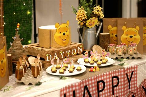 Winnie The Pooh Theme Birthday Party Ideas | Photo 4 of 14 | Catch My Party