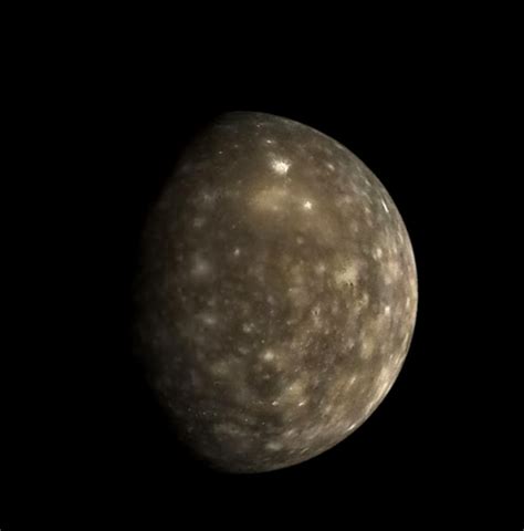 Callisto in color from Galileo orbit C3… | The Planetary Society