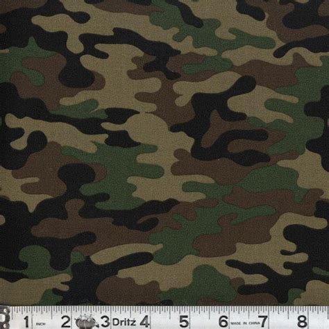 Army Camo fabric by the yard brown and green camouflage | Etsy