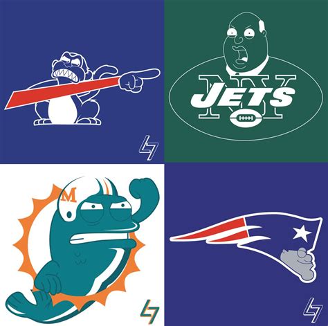 NFL Logos As Family Guy Characters - Daily Snark