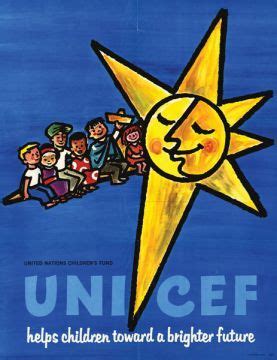 A UNICEF poster circa 1965 | Unicef children, Charity poster, Unicef logo