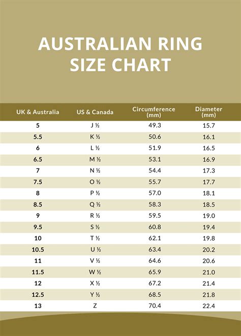 UK Ring Size Chart Template in Illustrator, PDF - Download | Template.net