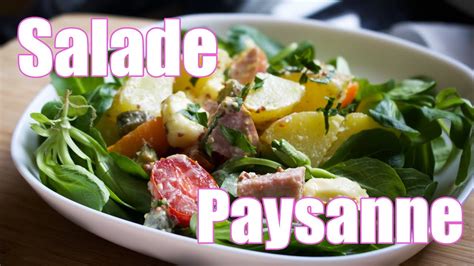 Salade paysanne 🥔 🧀 - YouTube