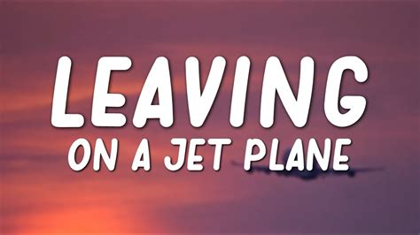 Reneé Dominique - Leaving On A Jet Plane (Lyrics) - YouTube Music