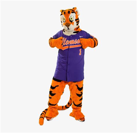 Clemson Tiger Mascot - Clemson Tigers Transparent PNG - 363x713 - Free ...