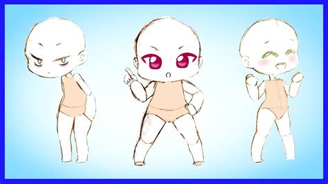 Cute Chibi Poses Male