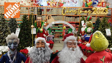 Home Depot 2023 Christmas Animatronics, decorations, trees | Disney ...