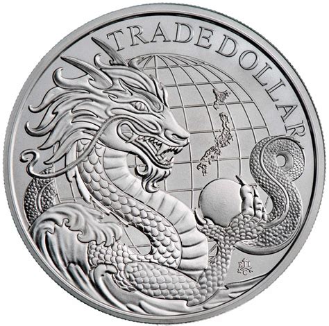 Silver Ounce 2023 Modern Japanese Trade Dollar, Coin from Saint Helena ...