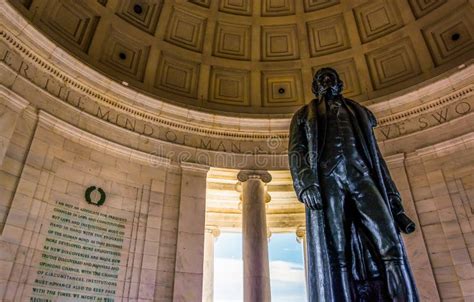 Inside The Thomas Jefferson Memorial, Washington, DC. Stock Image ...