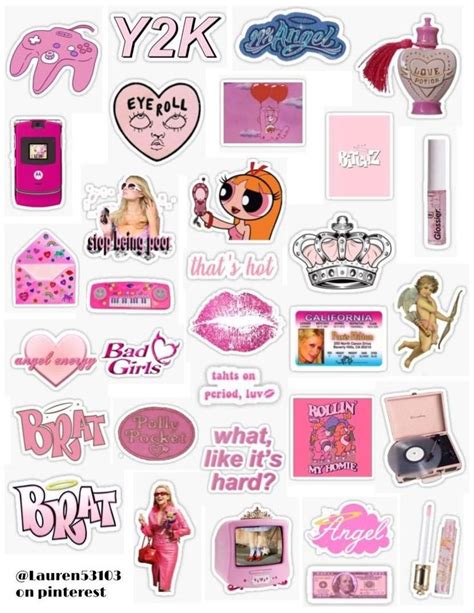 Y2K Sticker Pack Sticker #stickers #for #laptop #trendy #teen #girls ...