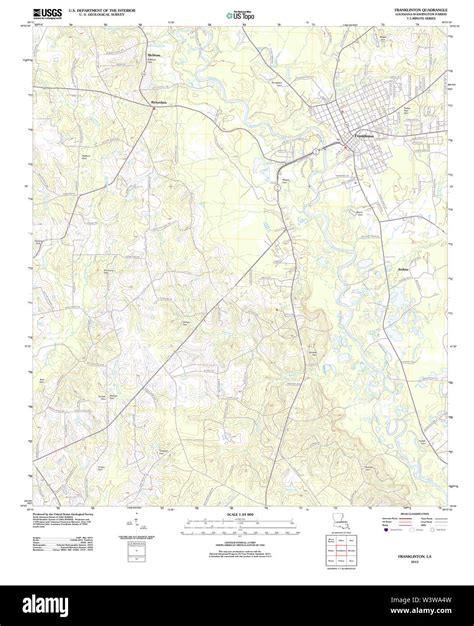 Franklinton louisiana map Cut Out Stock Images & Pictures - Alamy