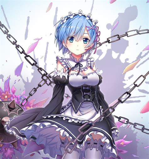 Rem Anime Cute Wallpapers - Wallpaper Cave