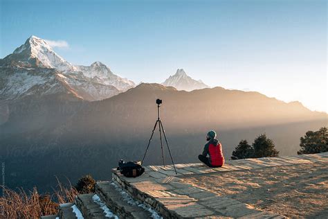 "A Young Photographer In The Mountains Of Nepal." by Stocksy ...