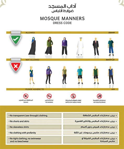 Dress Code for Mosques in UAE