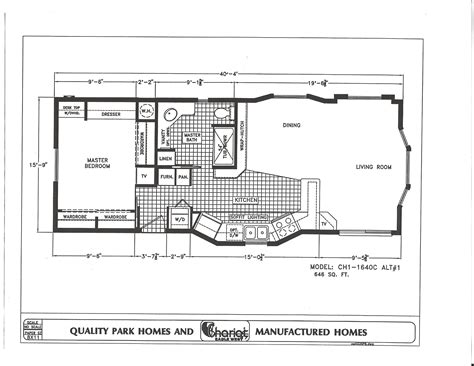 Park Model Mobile Home Floor Plans - floorplans.click