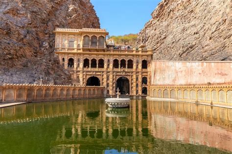 Premium Photo | Holy temple of India known as Monkey Temple in Jaipur