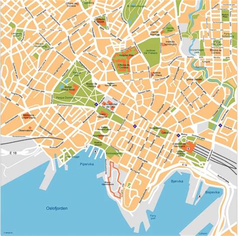 Oslo Vector Map | Vector maps