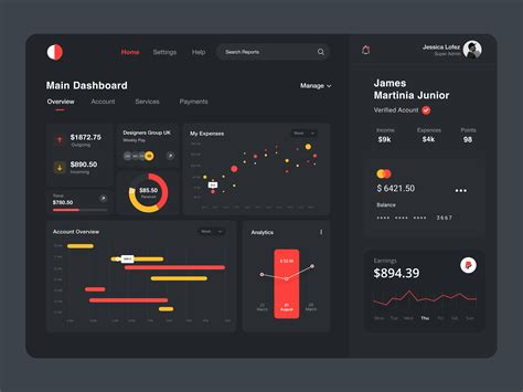 Dashboard Design Template Software Ui Design App Ui Design Interface ...