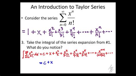 9.2 - Intro to Taylor Series (example) - YouTube