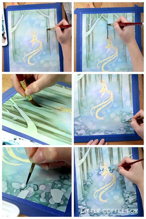 Watercolor Negative Painting Tutorial - Add Amazing Depth to Your Art