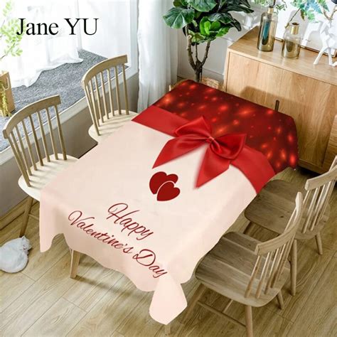 Aliexpress.com : Buy JaneYU Printed Christmas tablecloths Polyester ...