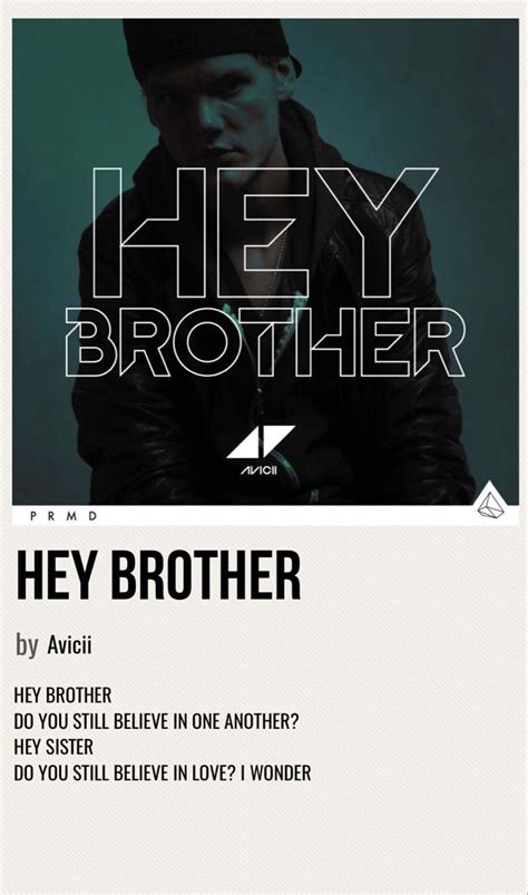 hey brother | Hey brother, Avicii hey brother, Hey brother song