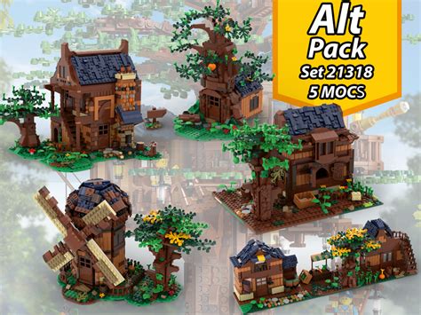 LEGO MOC 21318 Alternative Pack - 5 MOCS by gabizon | Rebrickable ...