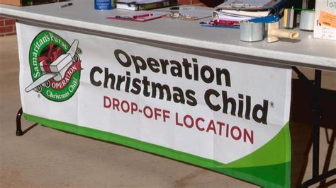 'Operation Christmas Child' collections start this week