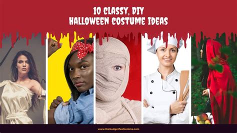 10 Cool & Classy DIY Halloween Costumes • budget FASHIONISTA