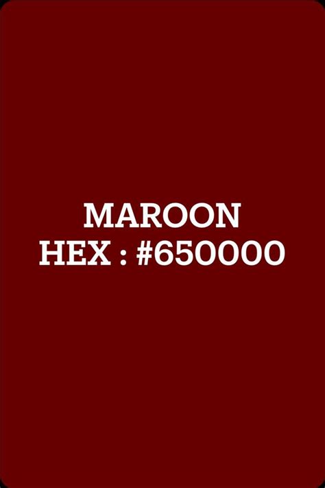 Maroon Color | Maroon color, Maroon, Red hex code