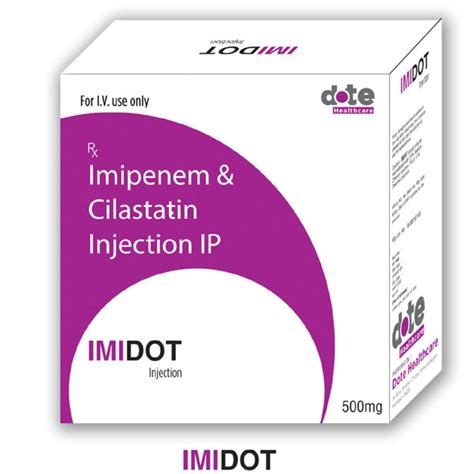 Imipenem Cilastatin Injection IP at Rs 350/box | Imipenem & Cilastatin ...