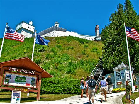 Fort Mackinac Entry on Mackinac Island-Michigan Photograph by Ruth Hager