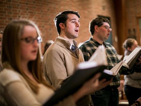 Chapel Choir Rehearsal · News & Media · Stonehill College