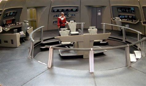 USS Enterprise 1701, "Wrath of Khan" era bridge. Set? No. Illustration ...