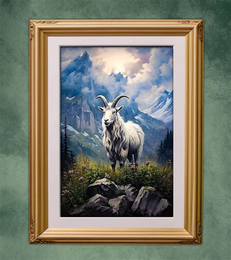 Mountain Goat Art, Fantasy Art, Mythical Art, Magical Art, Fantasy ...