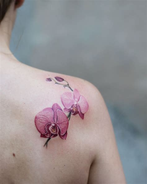 Botanical Tattoos ~ on Instagram: “Pink Orchids🌿 Dank je wel Marlies!🤗 ...