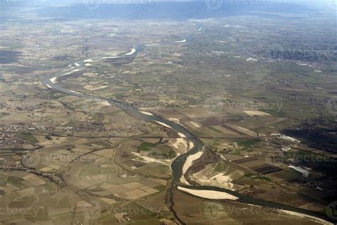 Po River Valley Italy aerial view panorama 17361601 Stock Photo at Vecteezy