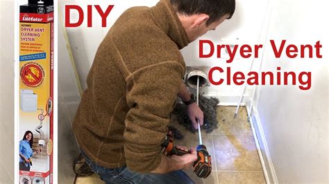 How to Clean a Dryer Vent DIY Kit - YouTube