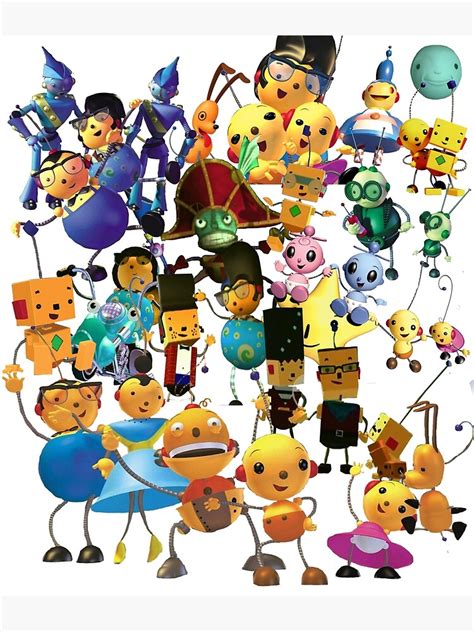 "Rolie Polie Olie Group Shot Design" Metal Print by Geoh01 | Redbubble