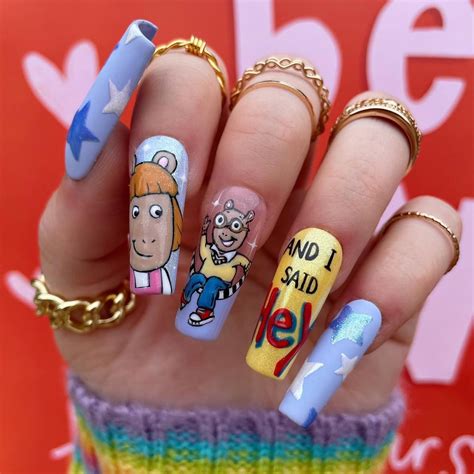 The cutest colorful press on nails designs ideas | Melody Jacob