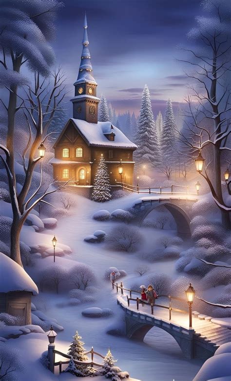 Pin by Marie Vargas on Winter | Beautiful christmas scenes, Christmas ...