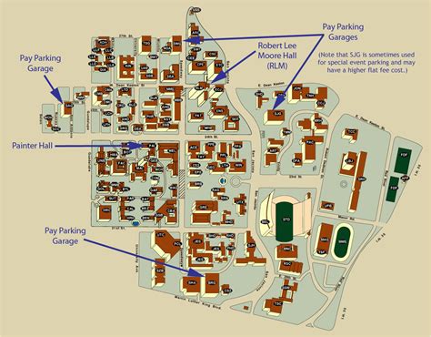 University Of Texas Austin Campus Map | secretmuseum