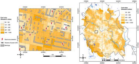 Example of zoning results on a city map. | Download Scientific Diagram