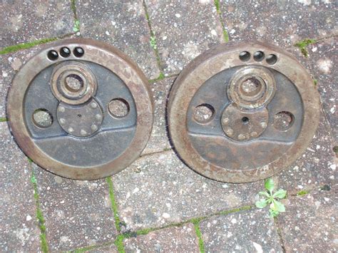 VINTAGE MOTORCYCLE BSA V TWIN PARTS J12 OR Y13 FLYWHEELS | eBay