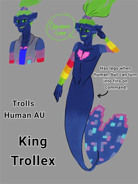 Trolls Human AU - King Trollex by RaptorRivers on DeviantArt