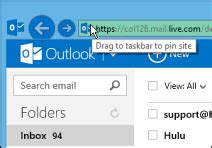 How To Pin Outlook.com to the Windows Taskbar