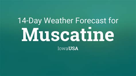 Muscatine, Iowa, USA 14 day weather forecast