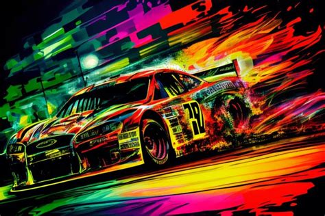 The Race Car Frameable Art, Abstract Art, Wall Art, Paintings, Art ...