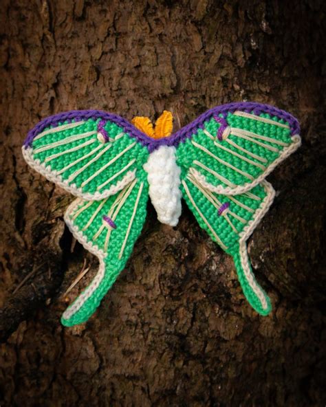 Luna Moth Crochet Pattern - Stella's Yarn Universe