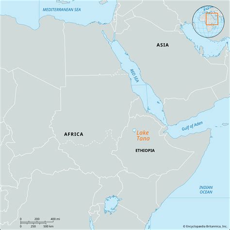 Lake Tana | Ethiopia, Map, & Depth | Britannica